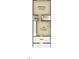 Loft floor plan with third bedroom, bathroom, and attic access at 4095 Elk Crk Ln, Raleigh, NC 27612