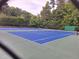 The community has many blue tennis courts for outdoor activities at 5402 Whisperwood Dr, Durham, NC 27713