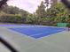 The community has many blue tennis courts for outdoor activities at 5402 Whisperwood Dr, Durham, NC 27713