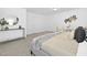 Relaxing main bedroom with a plush bed, stylish decor, and a tranquil ambiance at 55 Mable Court # 5, Lillington, NC 27546