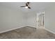 Simple bedroom with an open doorway and soft carpet at 5601 Garnet Meadow Rd, Knightdale, NC 27545