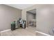 Inviting living room area with neutral walls, and luxury vinyl plank flooring at 627 W Front St # C, Burlington, NC 27215