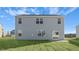 The backyard features a freshly sodded yard and ample natural light at 94 Paper Birch Way, Fuquay Varina, NC 27526
