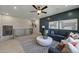 Inviting living room with cozy seating, stylish decor, and a modern rug, ideal for relaxing or entertaining guests at 0 High Rock Rd, Efland, NC 27243
