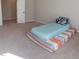 Spacious bedroom featuring neutral walls and soft carpet at 1520 Village Grove Ct, Hillsborough, NC 27278