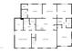 Detailed first-floor layout showcasing the primary bedroom, living room, kitchen, and additional rooms for easy navigation at 204 Colonial Dr, Clayton, NC 27527
