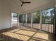 Covered porch with a ceiling fan and outdoor views at 318 Deer Tail Ln # 35, Fuquay Varina, NC 27526