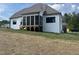New construction home featuring a screened in porch and a white exterior at 318 Deer Tail Ln # 35, Fuquay Varina, NC 27526