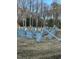 Foundation blocks stacked at the construction site at 3817 Fairway View Dr # 10, Fuquay Varina, NC 27526