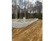 Newly constructed foundation with mud and tire tracks on the surrounding landscape at 3817 Fairway View Dr # 10, Fuquay Varina, NC 27526