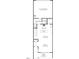 Floor plan of the first level of the home featuring the Gathering room, kitchen and dining area at 3930 Willow Gate Way, Raleigh, NC 27604