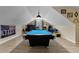 Game room featuring a pool table and a large window at 47 London Ln, Angier, NC 27501