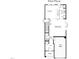 First floor layout including garage, kitchen, Gathering room, powder room, and entry at 605 Leland Hl Cir, Zebulon, NC 27597
