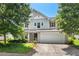 Charming two-story home with attached two-car garage, well-maintained lawn, and mature trees at 634 Conover Rd, Durham, NC 27703