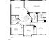 Detailed second floor plan illustrating the layout of the bedrooms, bathrooms, and bonus room at 634 Conover Rd, Durham, NC 27703