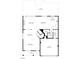 Detailed first floor plan illustrating the layout of the home, including the kitchen, living room, and dining area at 634 Conover Rd, Durham, NC 27703