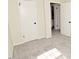 Neutral bedroom features carpet and direct access to an en-suite bathroom at 6525 New Market Way, Raleigh, NC 27615