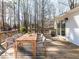 Entertaining deck with outdoor furniture, offering a perfect spot for outdoor gatherings at 7704 Cresthill Ct, Raleigh, NC 27615