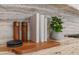 Stylish kitchen detail featuring decor, wooden cutting board, and elegant marble backsplash at 838 Woodburn Rd, Raleigh, NC 27605
