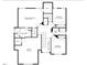 Second floor floorplan featuring a primary bedroom, bath, bonus room, and two additional bedrooms at 100 Burlingame Way, Cary, NC 27513