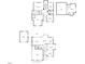 Floorplans of the home highlighting layout with the first, second and third floor visible at 100 Burlingame Way, Cary, NC 27513