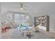 Bonus room features natural lighting, toys, and neutral colored walls at 101 Overlake Dr, Chapel Hill, NC 27516