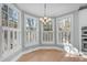Bright breakfast nook featuring recessed lighting and a chandelier at 126 Maltland Dr, Cary, NC 27518