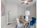 Office with a desk, neutral walls, and a decorative lamp and wall art at 126 Maltland Dr, Cary, NC 27518