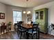 Dining room featuring a green hutch with lots of natural light at 133 Sandcastle Ln, Four Oaks, NC 27524