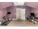 Bonus room with sleek hardwood flooring, a workspace, and a serene atmosphere at 183 Post Oak Rd, Chapel Hill, NC 27516