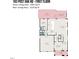 Floor plan with dimensions and layout of home including living, kitchen, and bedroom areas at 183 Post Oak Rd, Chapel Hill, NC 27516