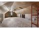 Unfinished attic space offering potential for customization and additional storage at 20 Jenmar Dr, Fuquay Varina, NC 27526