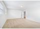 Bright bedroom features a neutral color palette and plush carpeting at 2344 Lazy River Dr, Raleigh, NC 27610
