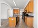 Spacious kitchen with island and wood cabinetry at 2344 Lazy River Dr, Raleigh, NC 27610