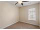 Bright bedroom featuring carpet floors, neutral paint and natural light from the window at 2835 Bedfordshire Ct, Raleigh, NC 27604