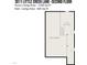 Detailed floor plan showcasing the layout of the second floor, including the loft at 3011 Little Creek Ln, Hillsborough, NC 27278