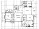 This blueprint displays the first-floor layout, including the owner's suite, kitchen, dining, study, and two-car garage at 3321 Founding Place, Raleigh, NC 27612