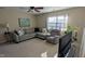 Relaxing living room with comfortable seating and neutral carpet at 508 Stapleford Ln, Fuquay Varina, NC 27526