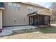 Backyard with covered porch and ample space for outdoor living at 5439 Cokesbury Rd, Fuquay Varina, NC 27526