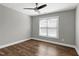 Bedroom with a ceiling fan and natural light from the window at 5439 Cokesbury Rd, Fuquay Varina, NC 27526