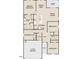 Open-concept floor plan featuring 4 bedrooms, a 2-car garage, and a covered patio at 209 Swift Park Dr, Zebulon, NC 27597
