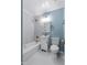 Chic bathroom showcasing stylish fixtures, tiling, and a functional layout for a delightful experience at 2201 Knollwood Dr, Sanford, NC 27330