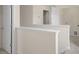 Upstairs hallway with white railing and trim leading to the laundry room and bedrooms at 292 Perseus St, Angier, NC 27501