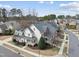 Beautiful aerial view of a neighborhood with mature trees and well-maintained homes at 310 Millsfield Drive Dr, Cary, NC 27519