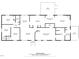 Home floor plan with living room, bedrooms, kitchen, dining area and decks at 341 Acorn Ct, Rougemont, NC 27572