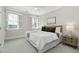 Bright bedroom with ample natural light from the many windows at 543 Guilford Cir, Raleigh, NC 27608