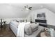 Comfortable living room features a sectional sofa, bright windows, and stylish decor at 543 Guilford Cir, Raleigh, NC 27608