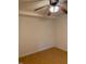 Bedroom with wooden flooring and a ceiling fan at 6102 Highcastle Ct, Raleigh, NC 27613