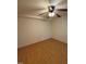 Bedroom with wooden flooring and a ceiling fan at 6102 Highcastle Ct, Raleigh, NC 27613