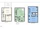 Detailed floor plan showcasing layout of bonus room, living spaces and bedrooms at 6102 Highcastle Ct, Raleigh, NC 27613